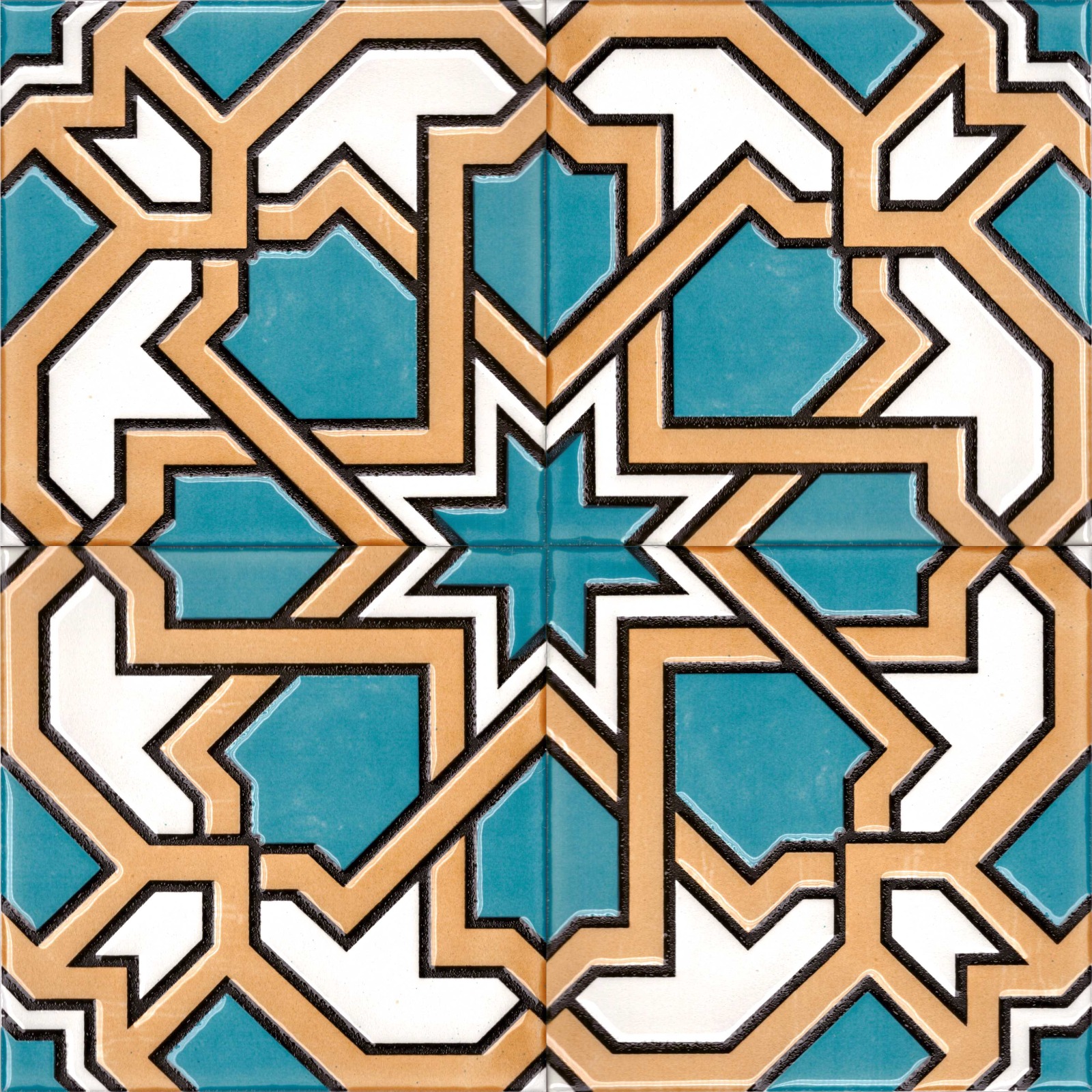 20x20 cm Çini Karo P-7